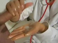Doctor is Testing Patients Cock