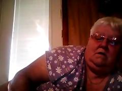 Webcam show from BBW Granny