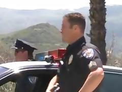 Brunette Teen Fucking With The Police