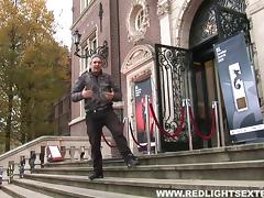 Guy gets a free ride with an Amsterdam hooker and loves it