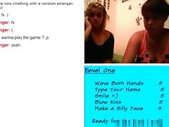 2 19yo girls 'jozie' and 'kailey' are determined to break the highscore on omegle