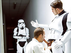 Hector De Silva, Luke Adams, Paddy O'Brian, Troopers in Star Wars 4 : A Gay XXX Parody - JizzOrgy