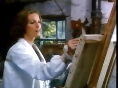 Emily models for a beautiful painter - 1976