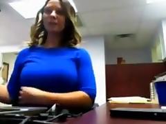 Busty office milf 1