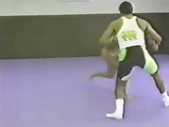 Tori wrestling in a Thong Swimsuit vs. a Man (Pre-WWF)