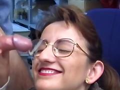 Mature secretary anal work