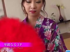 Saki Fujii acts nasty on manâ”¤s dick in dirty porn show