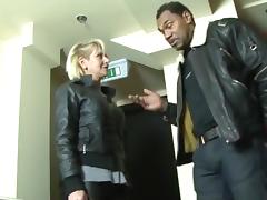 Mature blonde wife cheating husband with black man dick