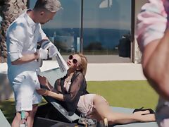 Balls deep mouth and pussy fucking with hot wife Veronica Leal