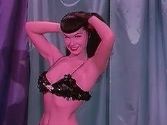 Bettie Stripping in Sparkling Clothes 1950