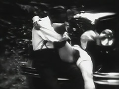 Stunning Bitch Has Fun in the Forest 1930