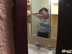 Very Hottest Japanese shower masturbation