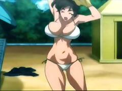 Anime chicks demonstrate their big boobs Compilation