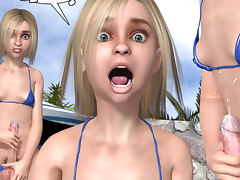 3D shemale being fucked in anal hole