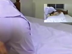 Skinny Japanese enjoys fingering in hidden cam massage video
