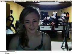 Perfect teen exposed on a webcam