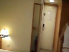 Super hot wife gets fucked with fuck buddy in hotel room