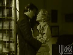 Retro style video with Norma Jean fucking in an office