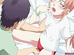 Hentai teenie gets fingered and fucked