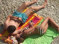 Voyeur clip of a couple shagging